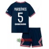 Oficiální Fotbalový Dres Paris Saint-Germain Marquinhos 5 Domácí 2021-22 pro Děti